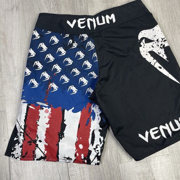 Venum USA Flag Series Fight Shorts Mens Medium MMA Grappling Trunks EU 42 Q - Picture 10 of 11